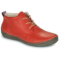 鞋子 女士 短筒靴 Rieker 瑞克尔  红色