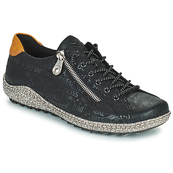 鞋子 女士 球鞋基本款 Rieker 瑞克尔  黑色 / 灰色