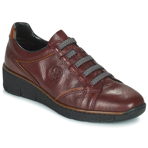 鞋子 女士 球鞋基本款 Rieker 瑞克尔 53756-35 波尔多红