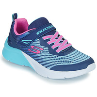鞋子 女孩 球鞋基本款 Skechers 斯凯奇 MICROSPEC 蓝色 / 玫瑰色