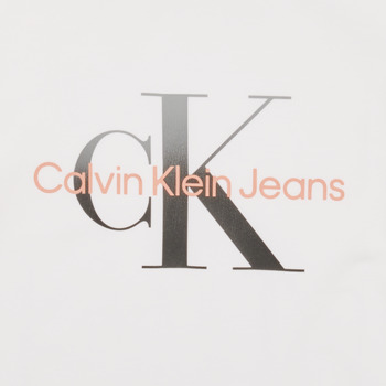 Calvin Klein Jeans GRADIENT MONOGRAM T-SHIRT 白色