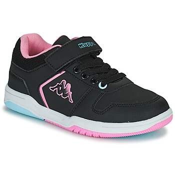 鞋子 女孩 球鞋基本款 Kappa 卡帕 KARY EV KID 黑色 / 玫瑰色