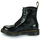 鞋子 女士 短筒靴 Dr Martens 1460 Distressed Patent 黑色