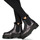 鞋子 女士 短筒靴 Dr Martens 2976 Quad  Fur Lined Distressed Metallic 黑色
