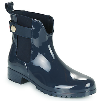 鞋子 女士 雨靴 Tommy Hilfiger Ankle Rainboot With Metal Detail 海蓝色
