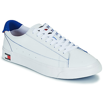 鞋子 男士 球鞋基本款 Tommy Jeans Tommy Jeans Leather Varsity 白色