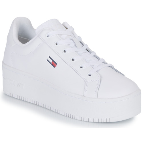 鞋子 女士 球鞋基本款 Tommy Jeans Tommy Jeans Flatform Essential 白色