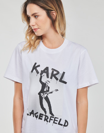 KARL LAGERFELD KARL ARCHIVE OVERSIZED T-SHIRT 白色