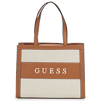 包 女士 购物袋 Guess MONIQUE WB 米色 / 棕色
