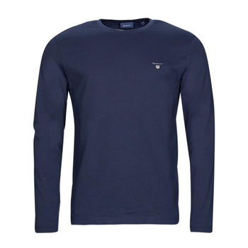 衣服 男士 长袖T恤 Gant ORIGINAL LS T-SHIRT 海蓝色