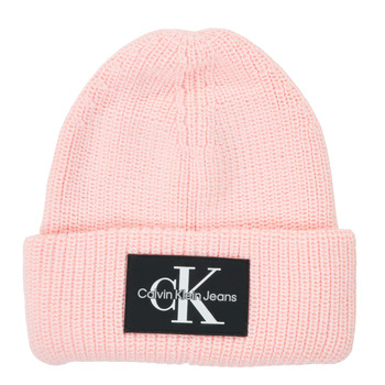 纺织配件 女士 毛线帽 Calvin Klein Jeans MONOLOGO PATCH BEANIE 玫瑰色