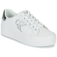 鞋子 女士 球鞋基本款 Calvin Klein Jeans VULC FLATFORM LACEUP LOW 白色 / 银色