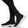 鞋子 女士 高帮鞋 Calvin Klein Jeans 2 PIECE SOLE SOCK BOOT - KNIT 黑色