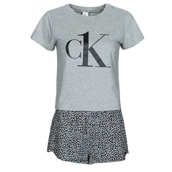 衣服 女士 睡衣/睡裙 Calvin Klein Jeans SLEEP SHORT 灰色