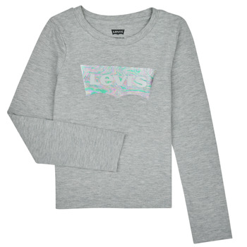 衣服 女孩 长袖T恤 Levi's 李维斯 LS BATWING TOP 灰色