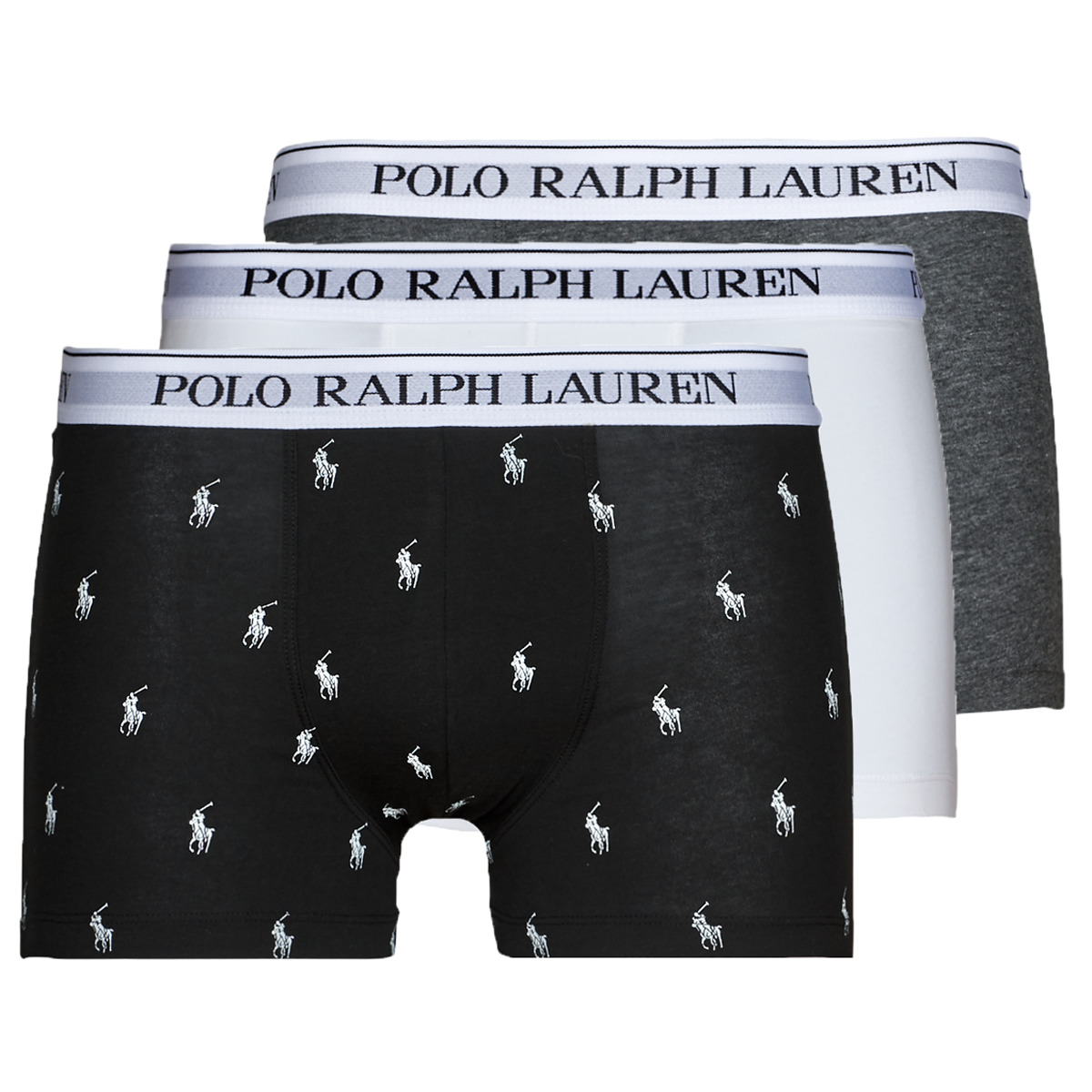 内衣 男士 拳击 Polo Ralph Lauren CLASSIC TRUNK X3 黑色 / 灰色 / 白色