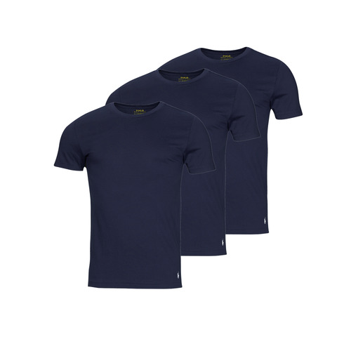 衣服 男士 短袖体恤 Polo Ralph Lauren CREW NECK X3 海蓝色 / 海蓝色 / 海蓝色