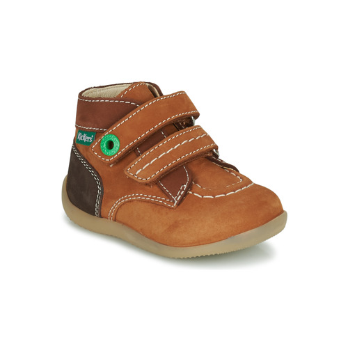 鞋子 男孩 短筒靴 Kickers BONKRO-2 棕色