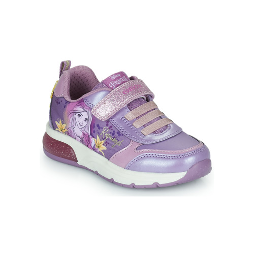 鞋子 女孩 球鞋基本款 Geox 健乐士 J SPACECLUB GIRL E 紫罗兰