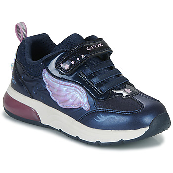 鞋子 女孩 球鞋基本款 Geox 健乐士 J SPACECLUB GIRL B 紫罗兰