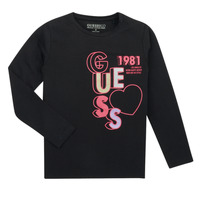 衣服 女孩 长袖T恤 Guess K2BI14-J1311-JBLK 黑色