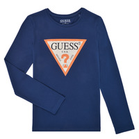 衣服 女孩 长袖T恤 Guess J2YI50-K6YW1-G7HR 海蓝色