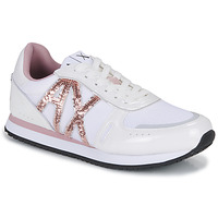 鞋子 女士 球鞋基本款 EMPORIO ARMANI EAX XV592-XDX070 白色 / 玫瑰色 / 金色