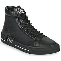 鞋子 男士 高帮鞋 EA7 EMPORIO ARMANI JACQUARD SNEAKER 黑色