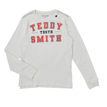 衣服 男孩 长袖T恤 Teddy Smith 泰迪 史密斯 T-PERDRO 白色