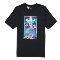 衣服 男孩 短袖体恤 Adidas Originals 阿迪达斯三叶草 HK0280 黑色