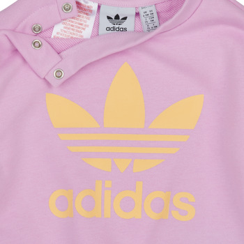 Adidas Originals 阿迪达斯三叶草 CREW SET 玫瑰色