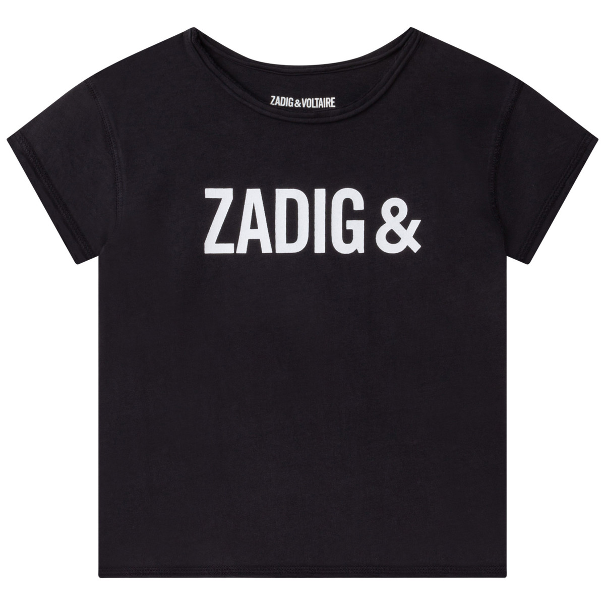 衣服 女孩 短袖体恤 Zadig & Voltaire X15369-09B 黑色