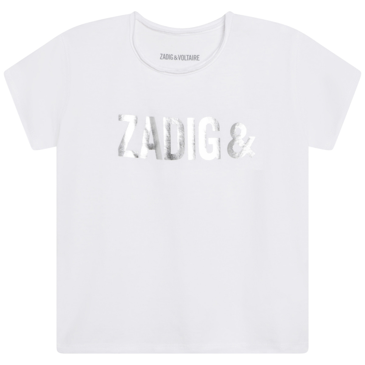 衣服 女孩 短袖体恤 Zadig & Voltaire X15370-10B 白色