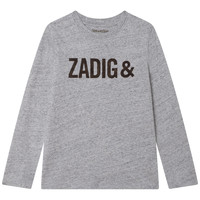 衣服 男孩 长袖T恤 Zadig & Voltaire X25334-A35 灰色