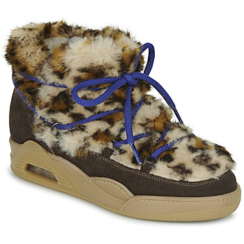 鞋子 女士 短筒靴 Serafini MOON  LEO Leopard / 棕色