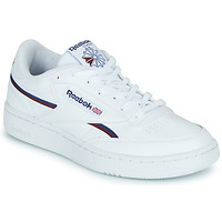 鞋子 球鞋基本款 Reebok Classic CLUB C 85 VEGAN 白色 / 蓝色 / 红色