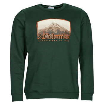 衣服 男士 卫衣 Columbia 哥伦比亚 Hart Mountain  Graphic Crew 绿色