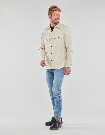 Only & Sons  ONSMILO LS SOLID OVERSHIRT NOOS 奶油色