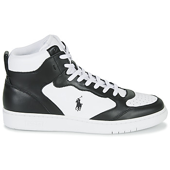 Polo Ralph Lauren POLO CRT HGH-SNEAKERS-LOW TOP LACE 黑色 / 白色