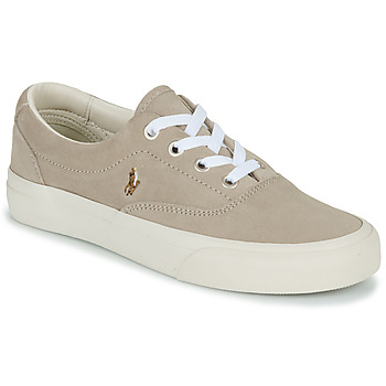 鞋子 球鞋基本款 Polo Ralph Lauren KEATON-PONY-SNEAKERS-LOW TOP LACE 灰褐色