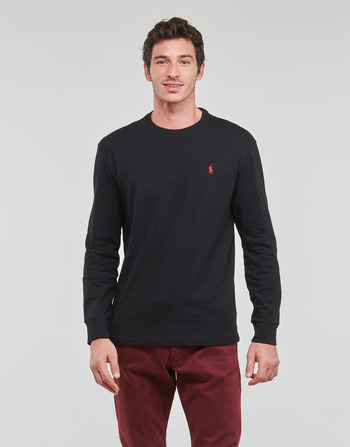 衣服 男士 长袖T恤 Polo Ralph Lauren K224SC08-LSCNCLSM5-LONG SLEEVE-T-SHIRT 黑色 / 黑色