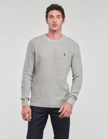 衣服 男士 羊毛衫 Polo Ralph Lauren S224SC06-LS SADDLE CN-LONG SLEEVE-PULLOVER 灰色 / 米色 / 灰色