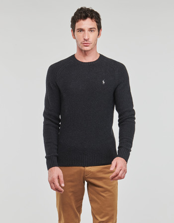衣服 男士 羊毛衫 Polo Ralph Lauren S224SC06-LS SADDLE CN-LONG SLEEVE-PULLOVER 灰色 / -煤灰色