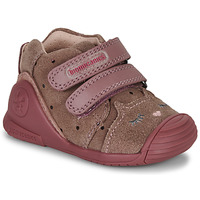 鞋子 女孩 球鞋基本款 Biomecanics BIOGATEO CASUAL 棕色 / 玫瑰色