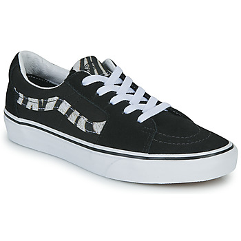 鞋子 女士 球鞋基本款 Vans 范斯 SK8-LOW 黑色 / 米色