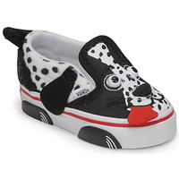 鞋子 儿童 球鞋基本款 Vans 范斯 TD Dog Slip-On V 黑色 / 白色