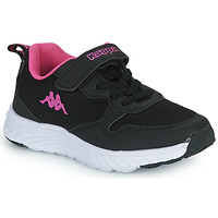 鞋子 女孩 球鞋基本款 Kappa 卡帕 DELVIS EV 黑色 / 玫瑰色