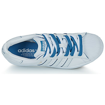 Adidas Originals 阿迪达斯三叶草 SUPERSTAR W 白色 / 蓝色