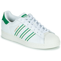 鞋子 球鞋基本款 Adidas Originals 阿迪达斯三叶草 SUPERSTAR 白色 / 绿色