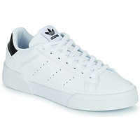 鞋子 女士 球鞋基本款 Adidas Originals 阿迪达斯三叶草 COURT TOURINO W 白色